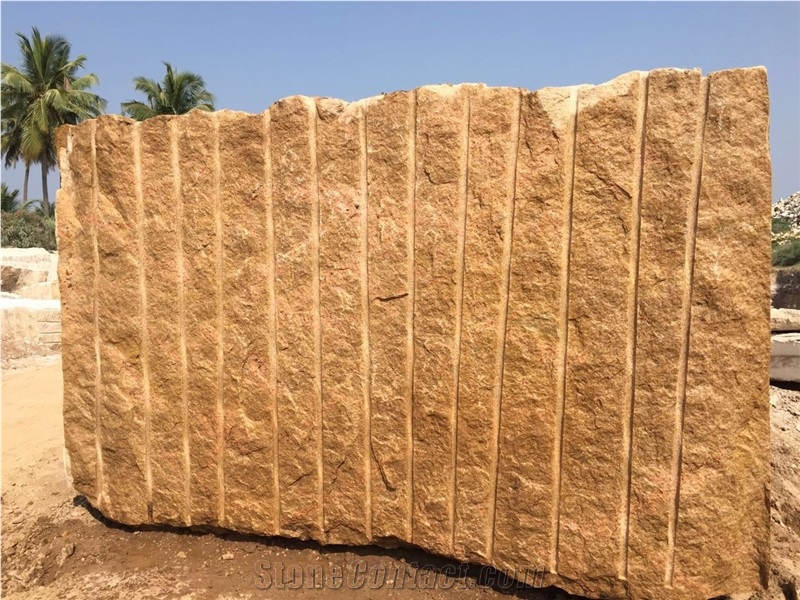 Kangayam Gold Granite Blocks, Yellow Granite Block