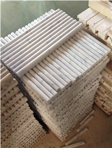Popular Design Carrara White Marble Molding,Marble Wall Border Lines, Stone Skirting