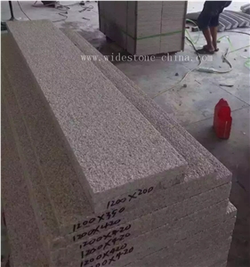 Yellow Granite G682 Granite Bush Hammered Stairs & Steps