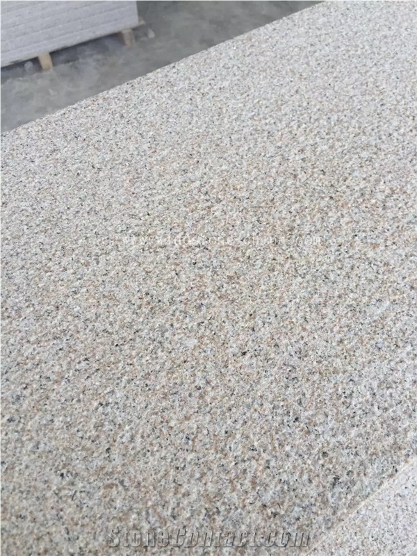 Yellow Granite G682 Granite Bush Hammered Stairs & Steps