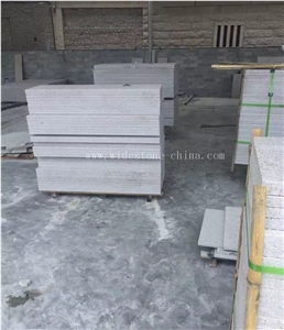 Yellow Granite G682 Granite Bush Hammered Stairs & Steps