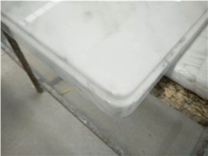 White Carrara Bathroom Vanity Top, Bianco Carrara White Marble Bath Tops