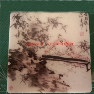 3d Print Absorbent Stone Coaster Natural Marble Coaster (With Logo & Lovely Design)/ Drink Coasters
