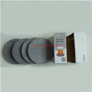 Black Granite Coaster Set