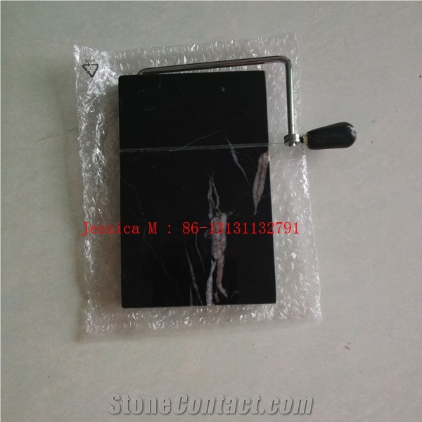 Black Marble Cheese Slicer /Cheese Cut /Cheese Board /Marble Cheese Slicer