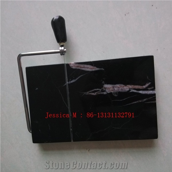 Black Marble Cheese Slicer /Cheese Cut /Cheese Board /Marble Cheese Slicer