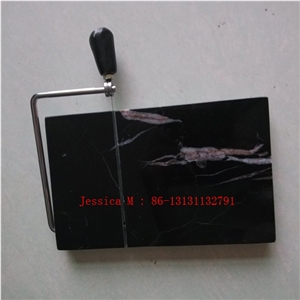 Black Marble Cheese Slicer /Cheese Cut /Cheese Board /Marble Cheese Slicer