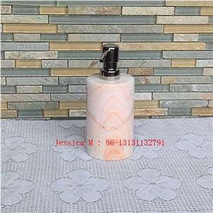 Cherry Blossom Marble Soap Dispenser, Pink Marble Dispensers