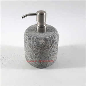 China Grey Granite Bathroom Accessory Set