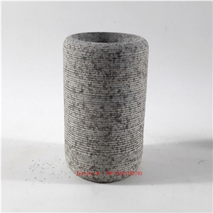 China Grey Granite Bathroom Accessory Set
