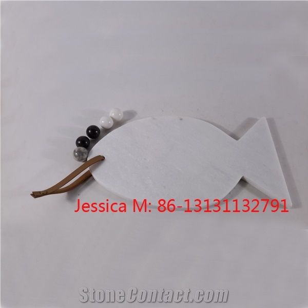 Fish Shape Marble Cutting Board /Fish Shape Marble Cheese Board /Fish Shape Marble Serving Board /Fish Shape Marble Pastry Board