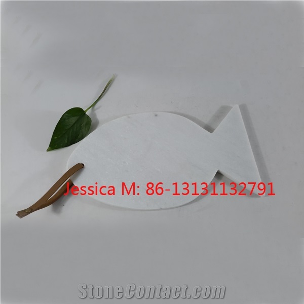 Fish Shape Marble Cutting Board /Fish Shape Marble Cheese Board /Fish Shape Marble Serving Board /Fish Shape Marble Pastry Board