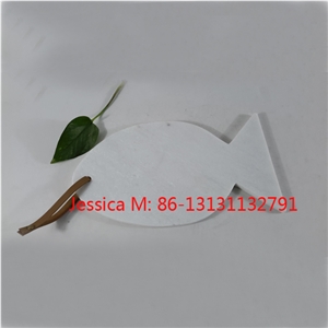 Fish Shape Marble Cutting Board /Fish Shape Marble Cheese Board /Fish Shape Marble Serving Board /Fish Shape Marble Pastry Board
