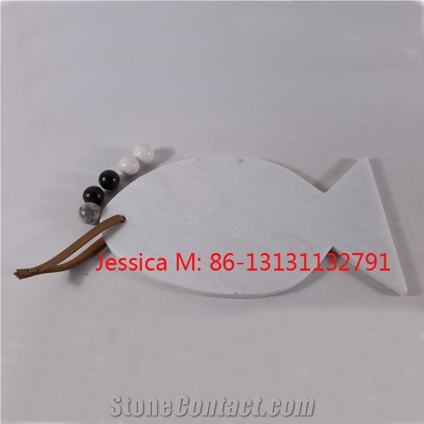 Fish Shape Marble Cutting Board /Fish Shape Marble Cheese Board /Fish Shape Marble Serving Board /Fish Shape Marble Pastry Board