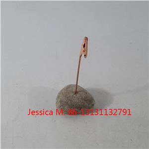 Golden Color Stone Base Memo Clips Place Card Holder Tabletop Photo Holders Golden Color Stone Base Memo Clips Place Card Holder Tabletop Photo Holders