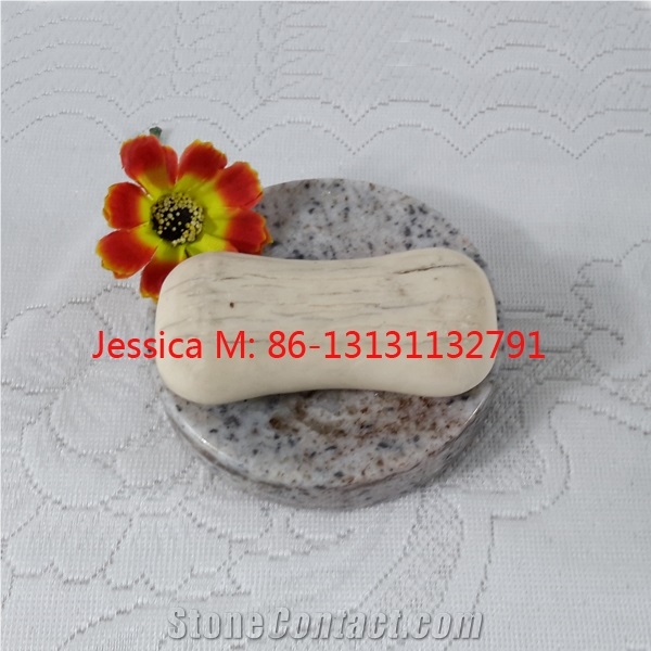Granite Bar Soap Dish Holder for the Shower and Bathroom Sink Accessories