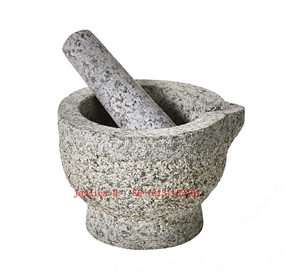 Granite Mortar and Pestle with Mouth /Stone Mortar and Pestle Set