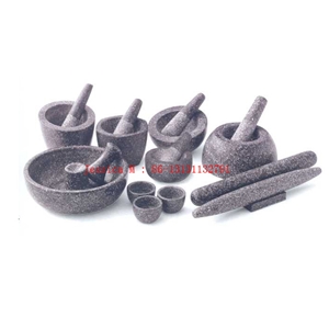 Grey Granite Mortars and Rolling Pins