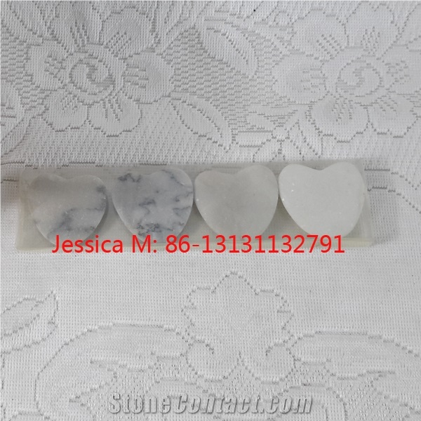 Heart Shape Natural Marble Stones /Heart Shape River Stones