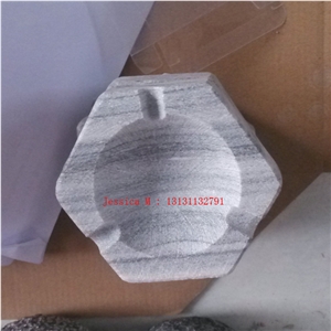 Hexagonal Stone Ashtrays /Hexagonal Marble Ashtrays Interior Design