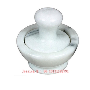 Marble Mortar and Pestle Set /Marble Mortar with Over-Sized Pestle