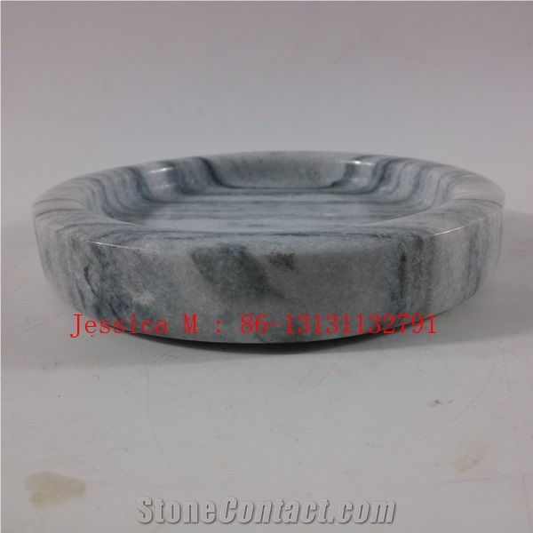 Marble Round Ashtrays