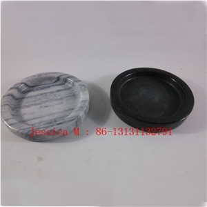 Marble Round Ashtrays