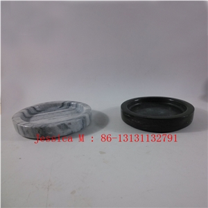 Marble Round Ashtrays