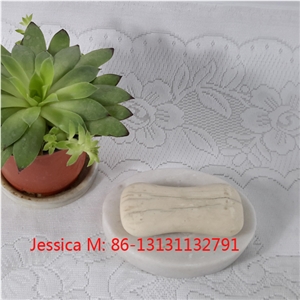 Oval Shape Marble Stone Soap Dish /Oval Shape White Marble Soap Holder