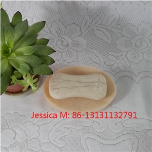 Oval Shape Pink Marble Soap Dish /Oval Shape Pink Marble Soap Holder