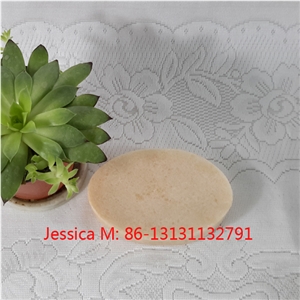 Oval Shape Pink Marble Soap Dish /Oval Shape Pink Marble Soap Holder