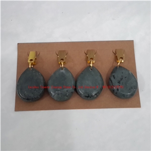 Polished Green Stone Like Emerald Stone Tablecloth Weights