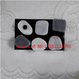 River Rock Magnets /Natural Grey Marble Magnets