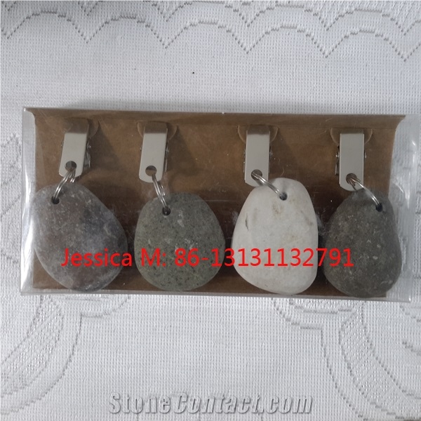 River Rocks Tablecloth Weights / River Stone Table Cloth Weights /Pebble Stone Tablecloth Weight