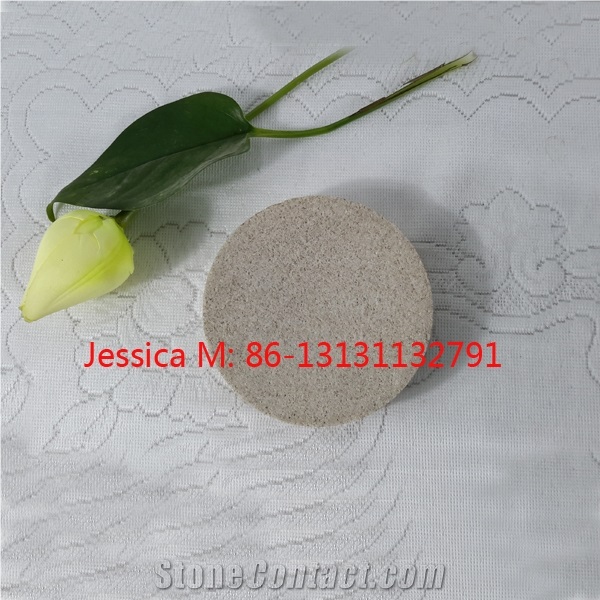 Round Stone Soap Dish /Round Stone Soap Holder