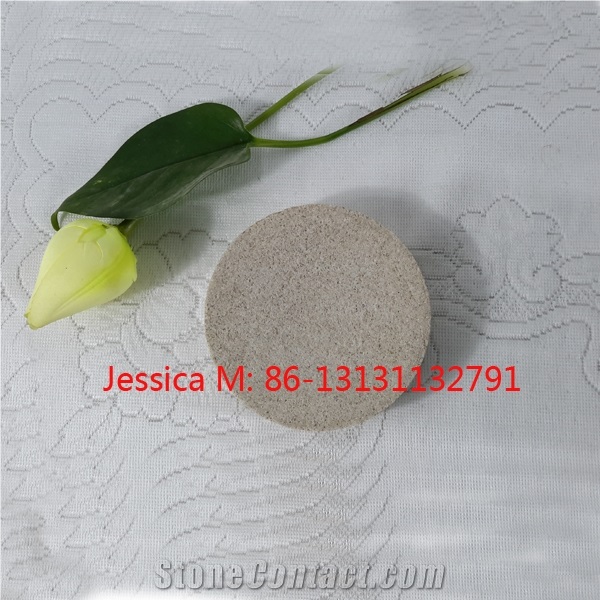 Round Stone Soap Dish /Round Stone Soap Holder