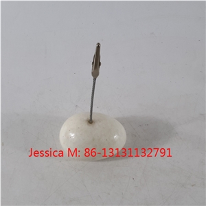 Stone Base Memo Clips Place Card Holder Tabletop Photo Holders Stone Base Memo Clips Place Card Holder Tabletop Photo Holders