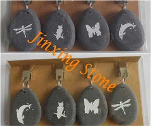 Stone Tablecloth Weight / Carved Insects Tablecloth Weights