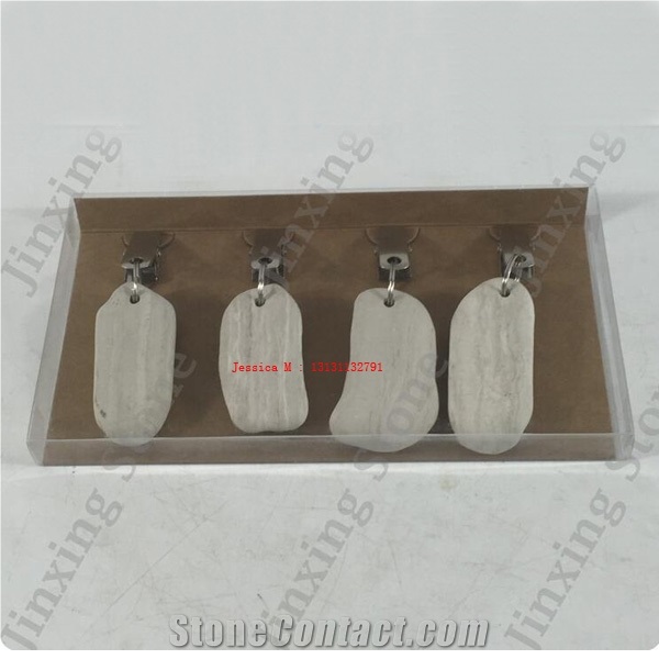 Travertine Irregular Stone Tablecloth Weights