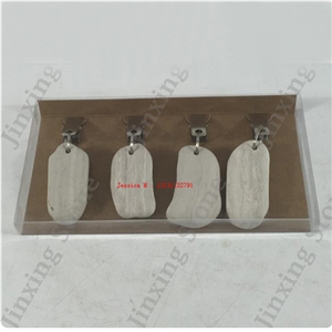 Travertine Irregular Stone Tablecloth Weights