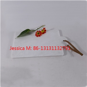 White Marble Cheese Board with Handle /White Marble Cutting Board with Handle /White Marble Serving Board with Handle /White Marble Chopping