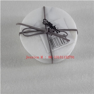 White Marble Drink Coaster Set Of 4 /Stone Drink Coaster