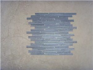 Black Quartzite Mosaic Tiles