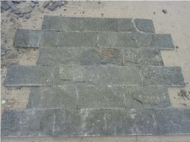 Black Quartzite Wall Split Stone, Stacked Stone Veneer, Ledge Stone, Corner Stone Cultured Stone