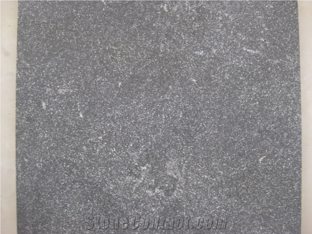 Blue Limestone Honed and Sandblasted Tiles