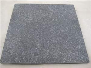 Blue Limestone Honed and Sandblasted Tiles