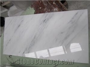 China Bianco Cararra Guangxi White Marble Polished Slabs & Tiles