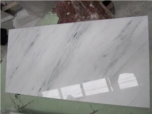 China Bianco Cararra Guangxi White Marble Polished Slabs & Tiles