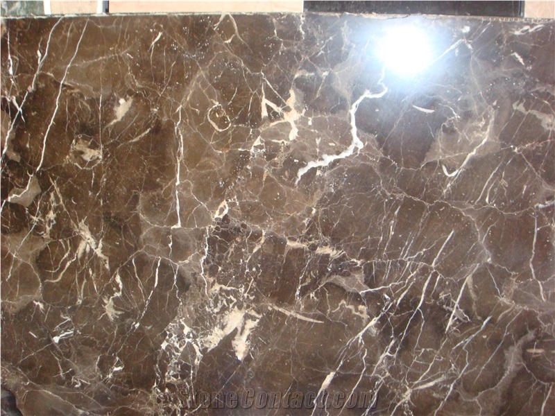 China Dark Emperador Imperial Brown Polished Marble Slabs and Tiles