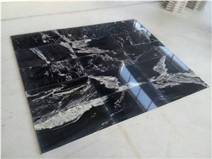 China Jet Mist Glacier Black  Polished Slabs And Tiles